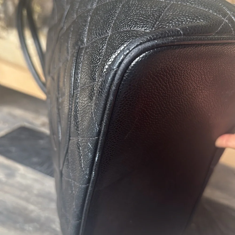 CHANEL Black Quilted Tote
